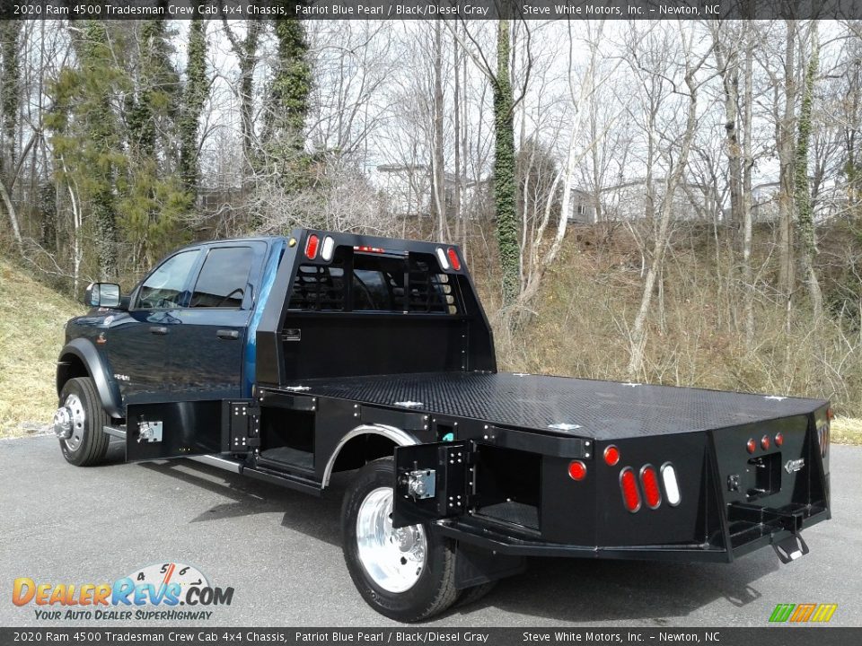 2020 Ram 4500 Tradesman Crew Cab 4x4 Chassis Patriot Blue Pearl / Black/Diesel Gray Photo #9