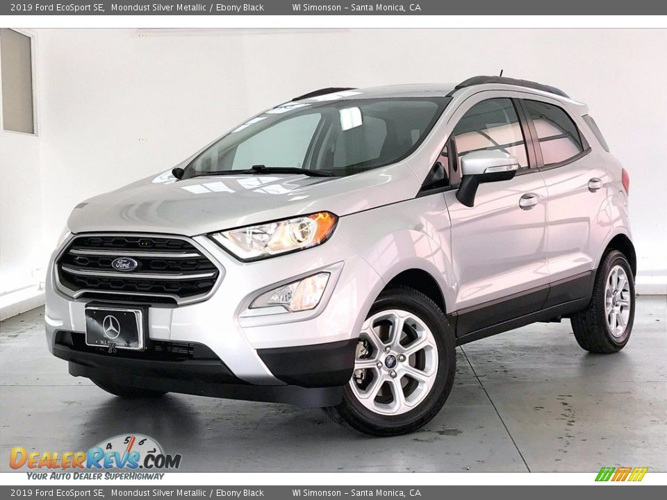 2019 Ford EcoSport SE Moondust Silver Metallic / Ebony Black Photo #12