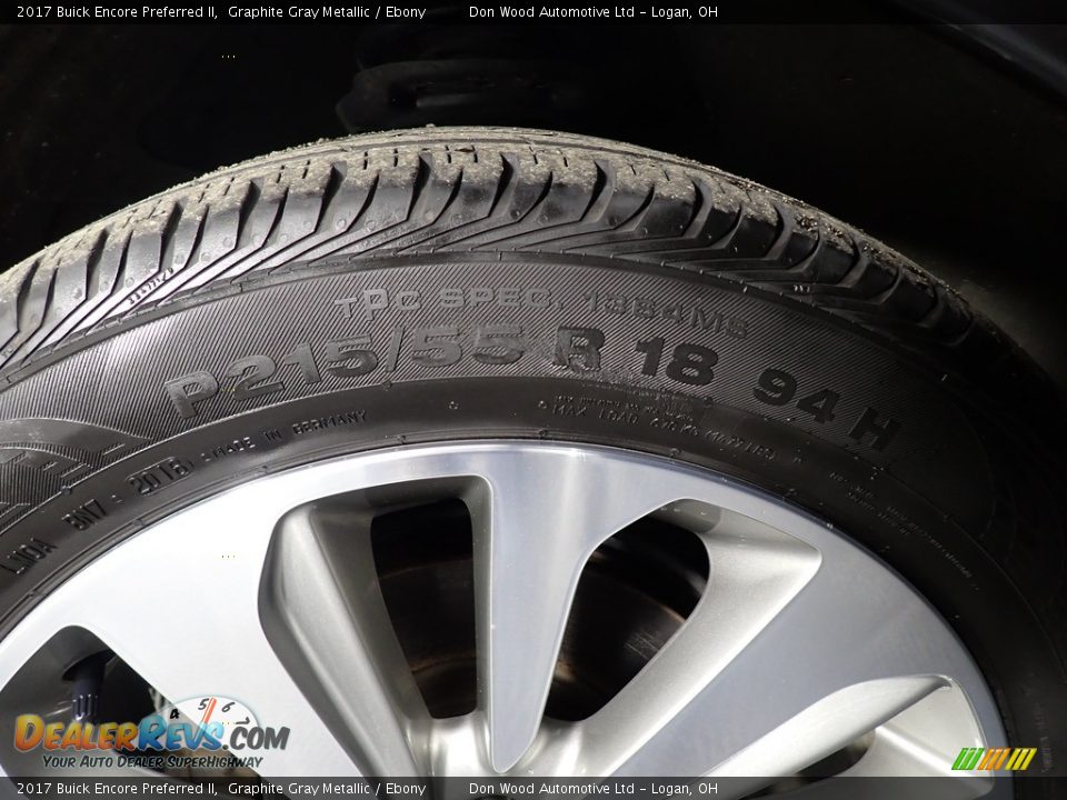 2017 Buick Encore Preferred II Graphite Gray Metallic / Ebony Photo #18