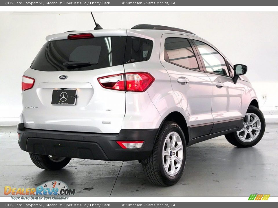 2019 Ford EcoSport SE Moondust Silver Metallic / Ebony Black Photo #13