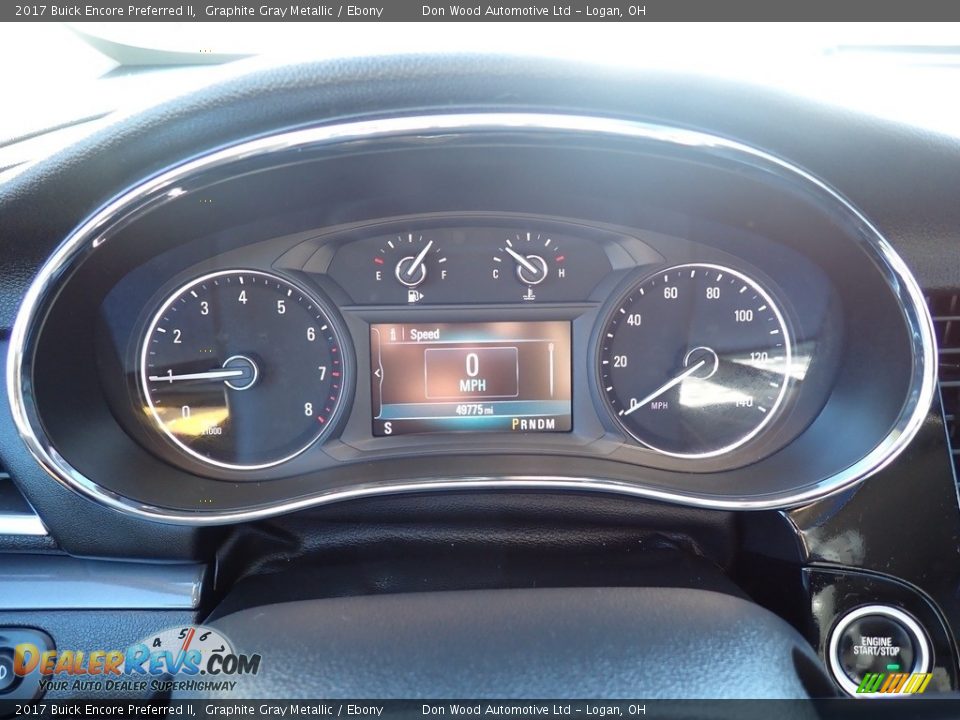 2017 Buick Encore Preferred II Graphite Gray Metallic / Ebony Photo #22