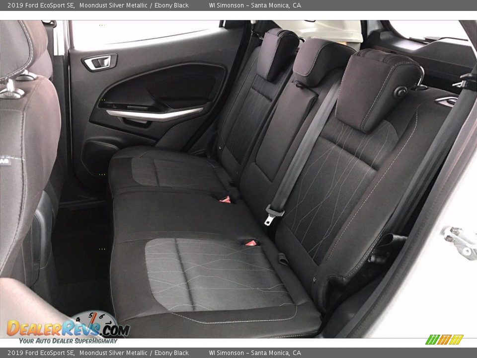 2019 Ford EcoSport SE Moondust Silver Metallic / Ebony Black Photo #20