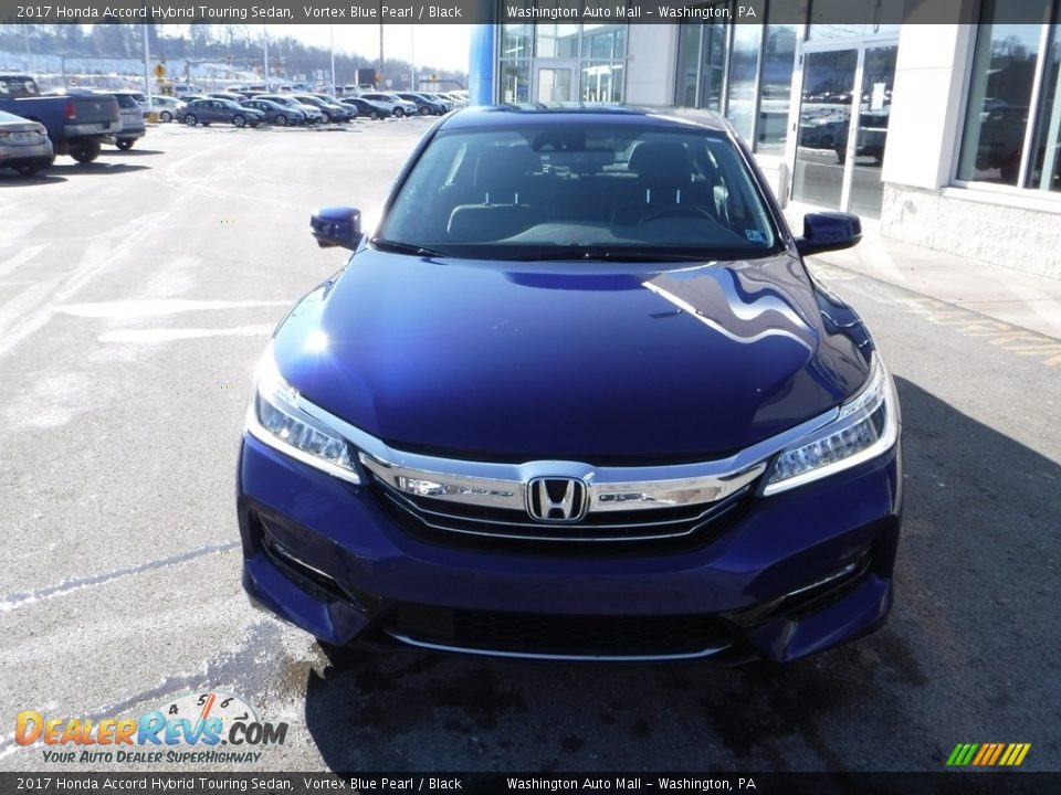 2017 Honda Accord Hybrid Touring Sedan Vortex Blue Pearl / Black Photo #5