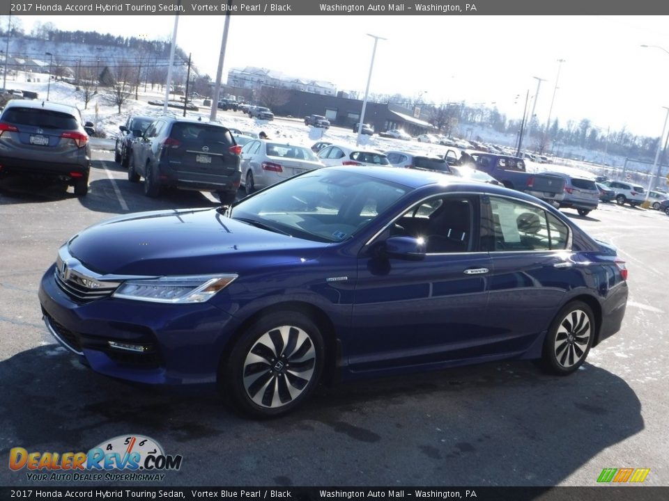 2017 Honda Accord Hybrid Touring Sedan Vortex Blue Pearl / Black Photo #6