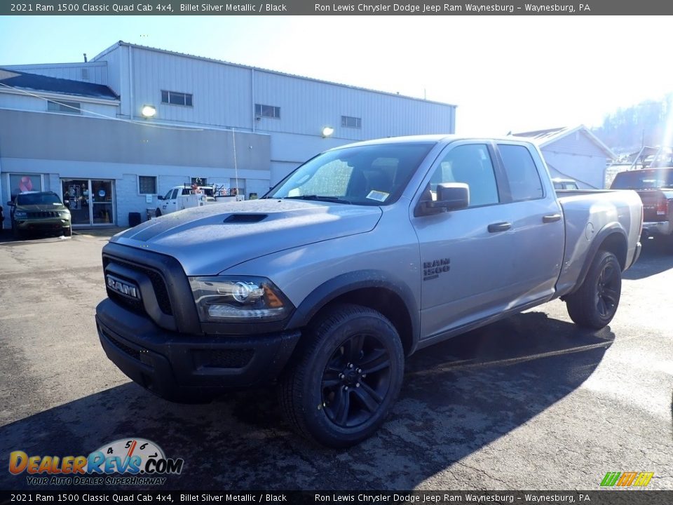 2021 Ram 1500 Classic Quad Cab 4x4 Billet Silver Metallic / Black Photo #1