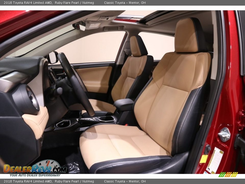 2018 Toyota RAV4 Limited AWD Ruby Flare Pearl / Nutmeg Photo #5
