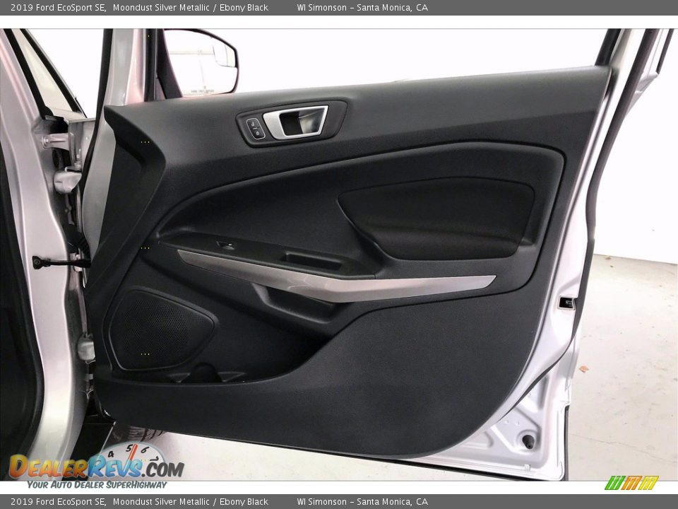 2019 Ford EcoSport SE Moondust Silver Metallic / Ebony Black Photo #27