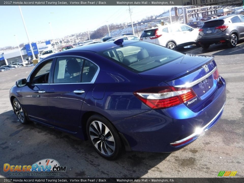 2017 Honda Accord Hybrid Touring Sedan Vortex Blue Pearl / Black Photo #8