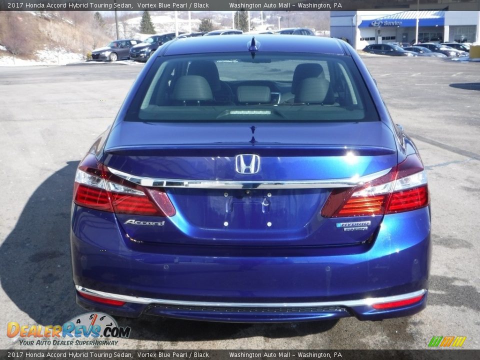 2017 Honda Accord Hybrid Touring Sedan Vortex Blue Pearl / Black Photo #9