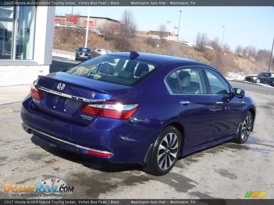 2017 Honda Accord Hybrid Touring Sedan Vortex Blue Pearl / Black Photo #10