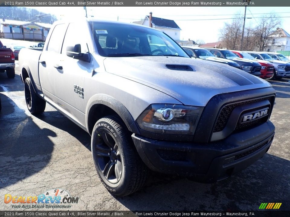 2021 Ram 1500 Classic Quad Cab 4x4 Billet Silver Metallic / Black Photo #5