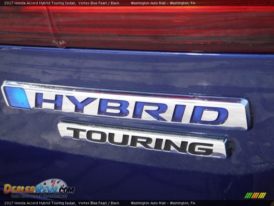 2017 Honda Accord Hybrid Touring Sedan Vortex Blue Pearl / Black Photo #11