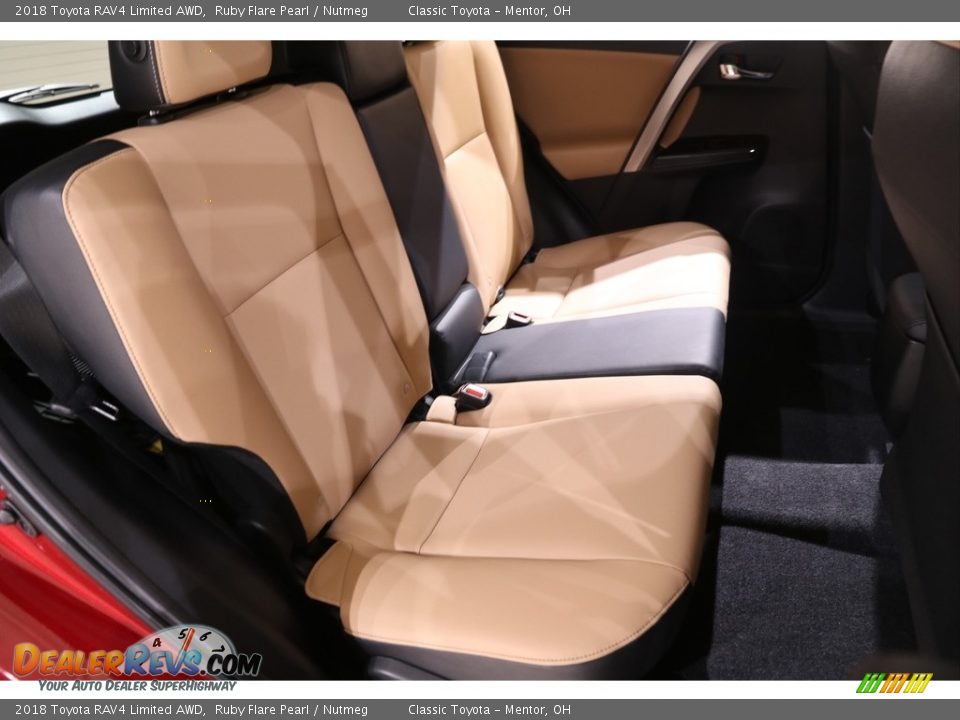 2018 Toyota RAV4 Limited AWD Ruby Flare Pearl / Nutmeg Photo #17