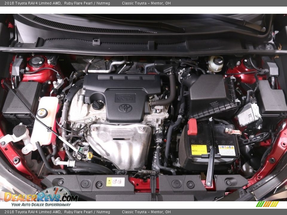 2018 Toyota RAV4 Limited AWD Ruby Flare Pearl / Nutmeg Photo #20