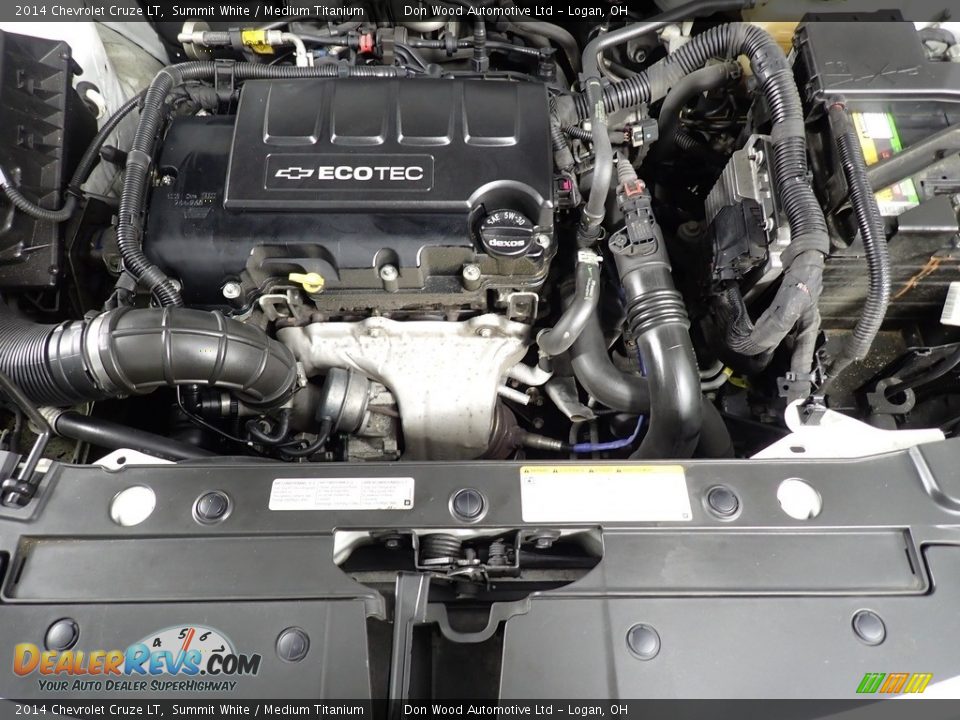 2014 Chevrolet Cruze LT Summit White / Medium Titanium Photo #6