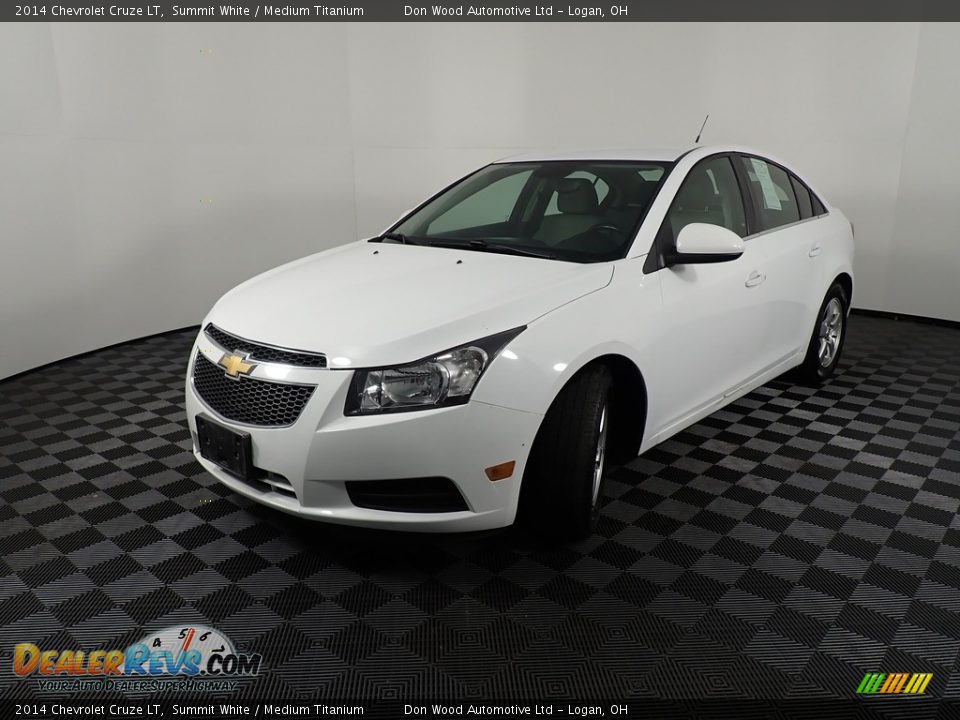 2014 Chevrolet Cruze LT Summit White / Medium Titanium Photo #7
