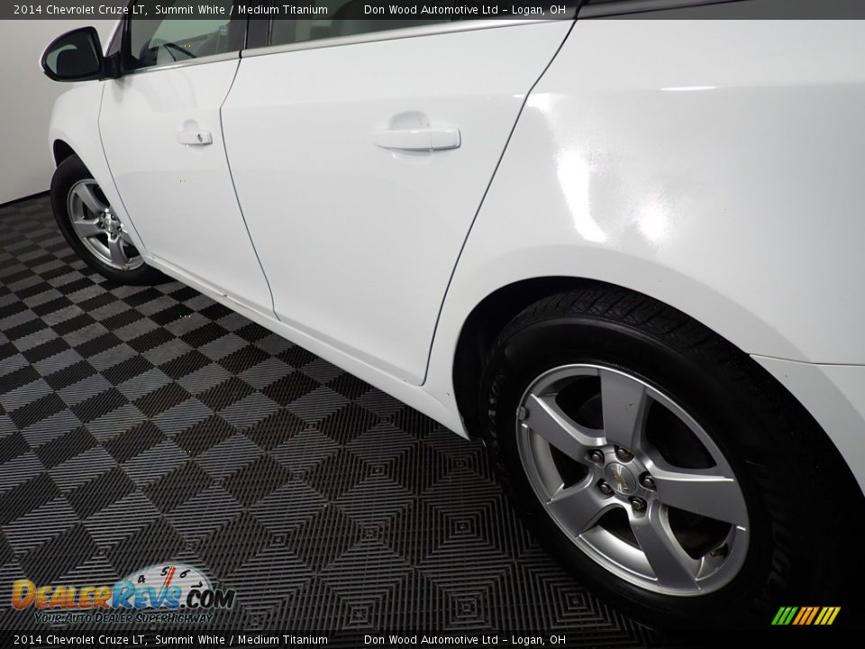 2014 Chevrolet Cruze LT Summit White / Medium Titanium Photo #9