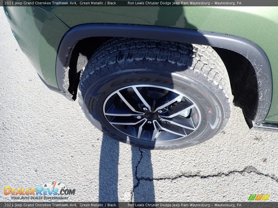 2021 Jeep Grand Cherokee Trailhawk 4x4 Green Metallic / Black Photo #2