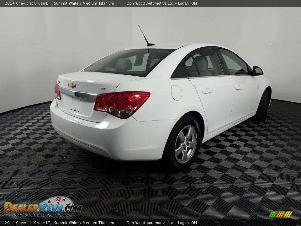 2014 Chevrolet Cruze LT Summit White / Medium Titanium Photo #14