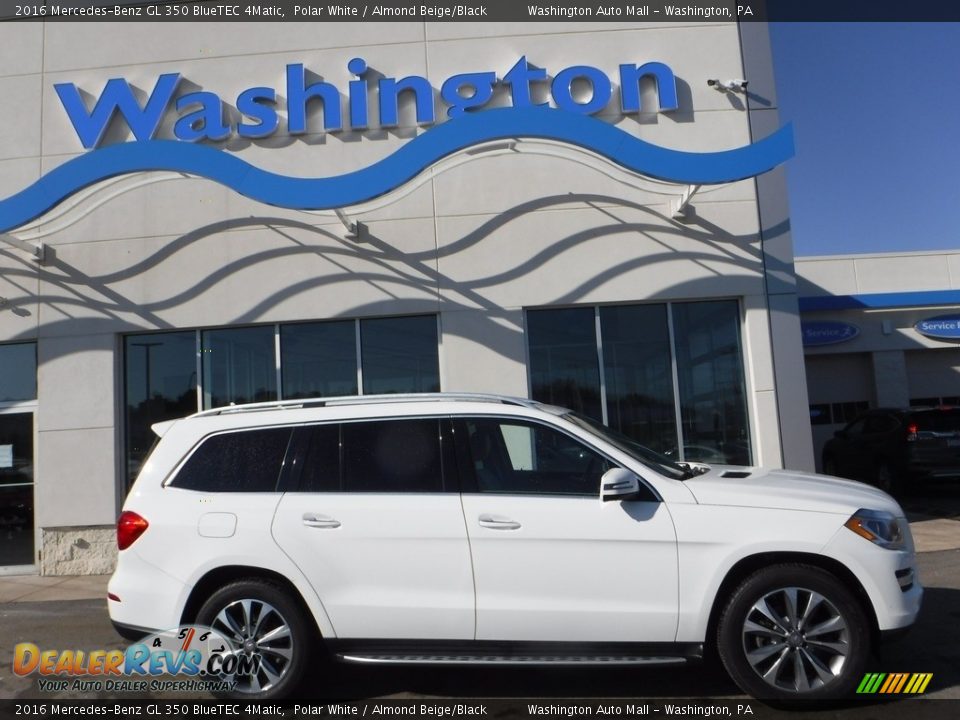 2016 Mercedes-Benz GL 350 BlueTEC 4Matic Polar White / Almond Beige/Black Photo #2