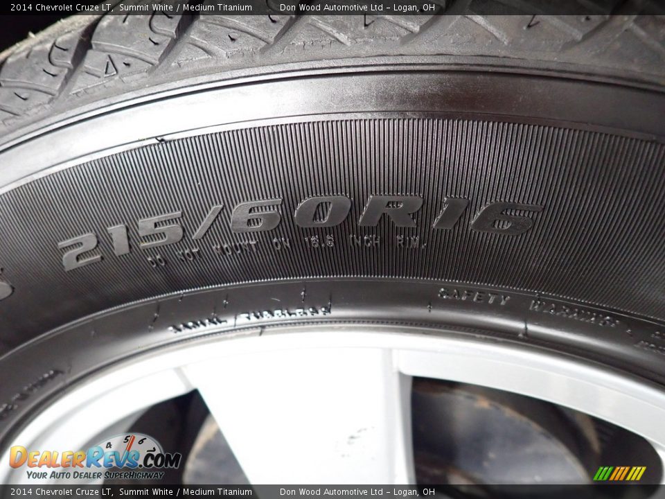 2014 Chevrolet Cruze LT Summit White / Medium Titanium Photo #16