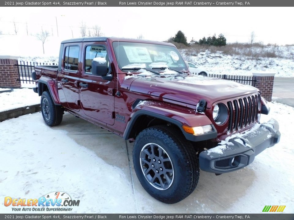 2021 Jeep Gladiator Sport 4x4 Snazzberry Pearl / Black Photo #3