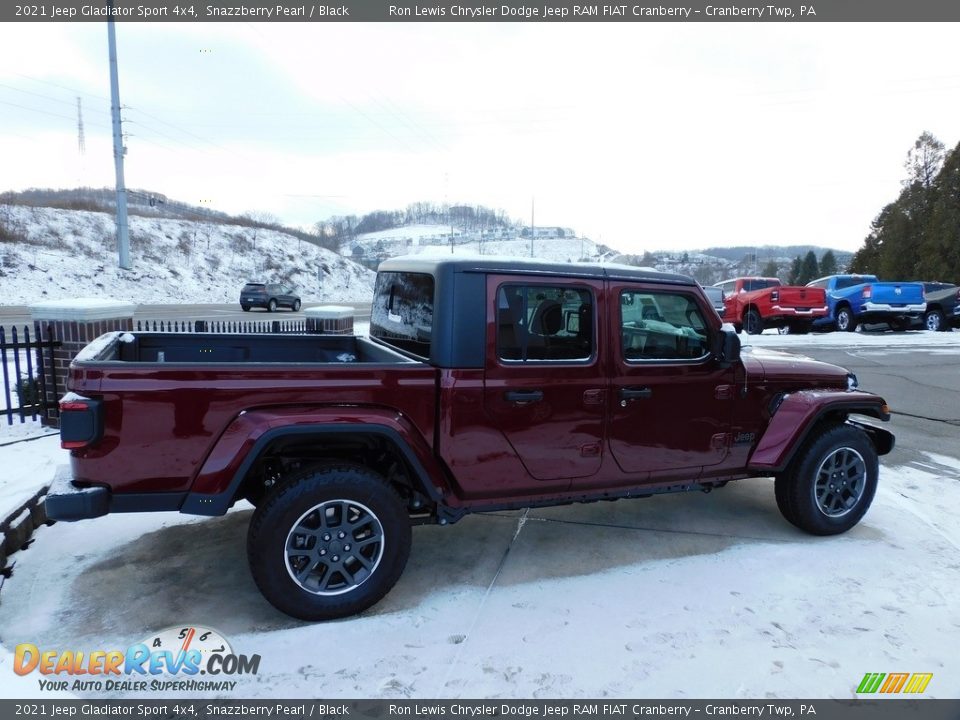 2021 Jeep Gladiator Sport 4x4 Snazzberry Pearl / Black Photo #4