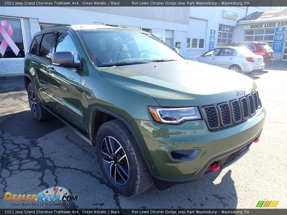 Green Metallic 2021 Jeep Grand Cherokee Trailhawk 4x4 Photo #8