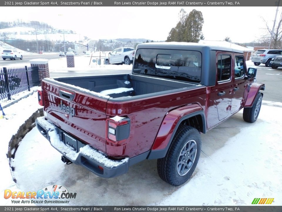 2021 Jeep Gladiator Sport 4x4 Snazzberry Pearl / Black Photo #5