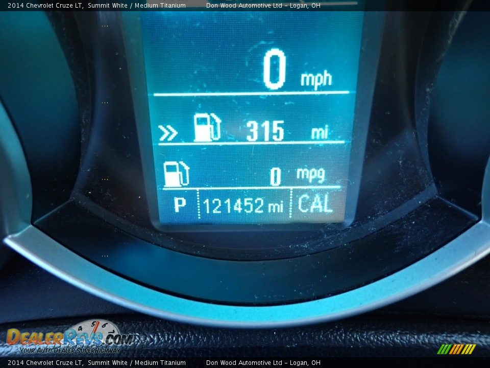 2014 Chevrolet Cruze LT Summit White / Medium Titanium Photo #21