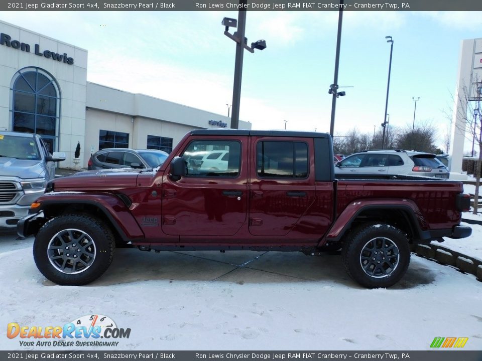 2021 Jeep Gladiator Sport 4x4 Snazzberry Pearl / Black Photo #9