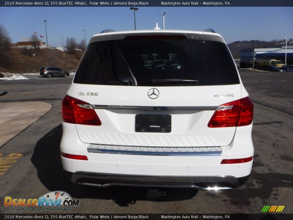 2016 Mercedes-Benz GL 350 BlueTEC 4Matic Polar White / Almond Beige/Black Photo #10