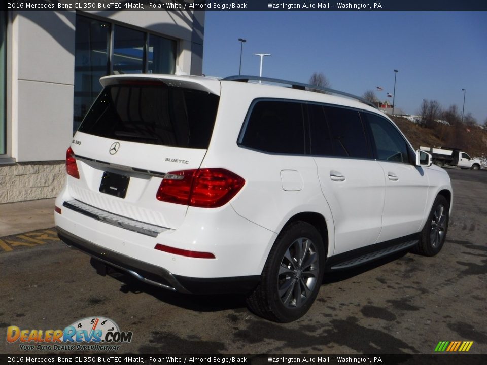 2016 Mercedes-Benz GL 350 BlueTEC 4Matic Polar White / Almond Beige/Black Photo #11