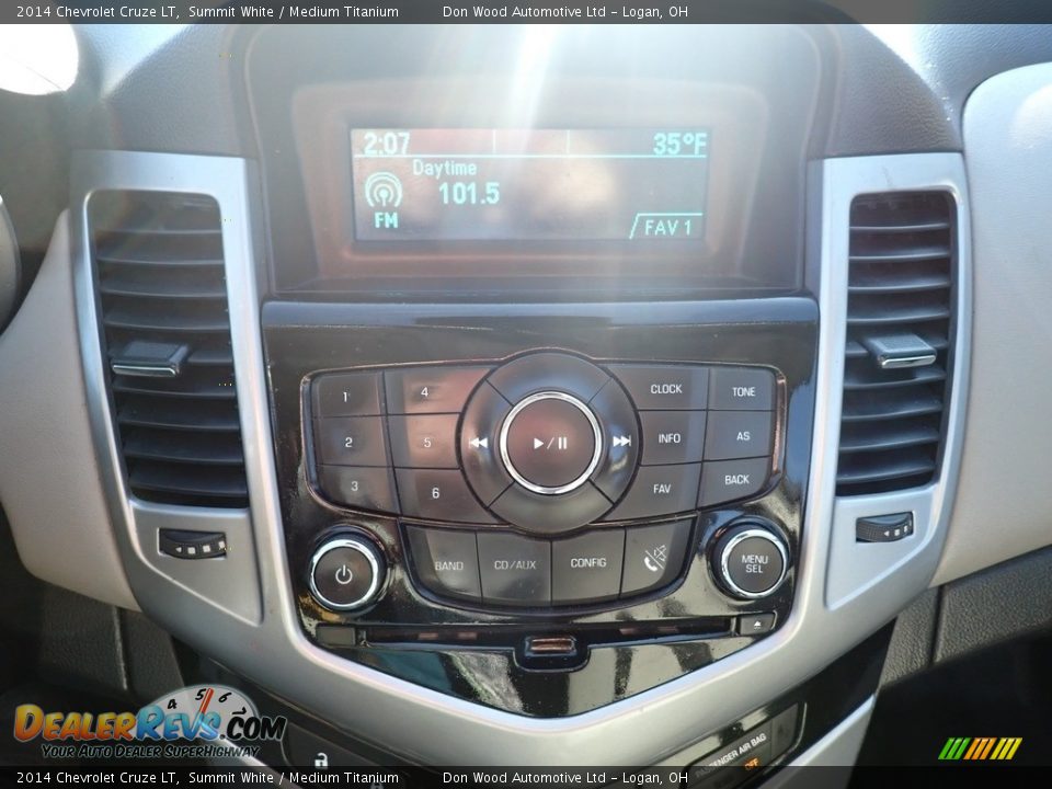 2014 Chevrolet Cruze LT Summit White / Medium Titanium Photo #26