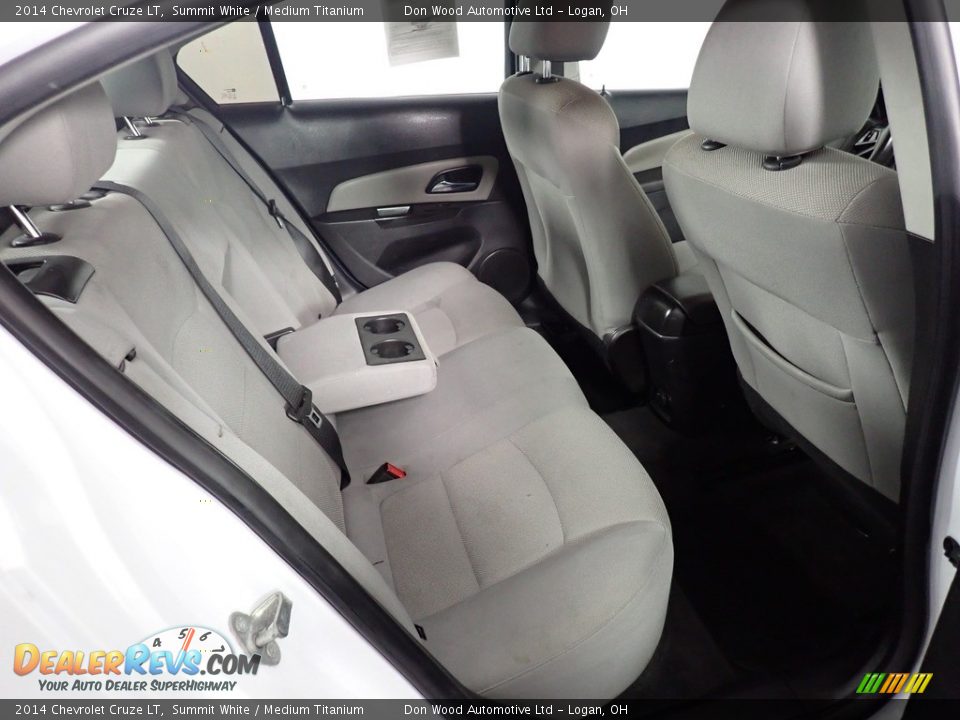 2014 Chevrolet Cruze LT Summit White / Medium Titanium Photo #35