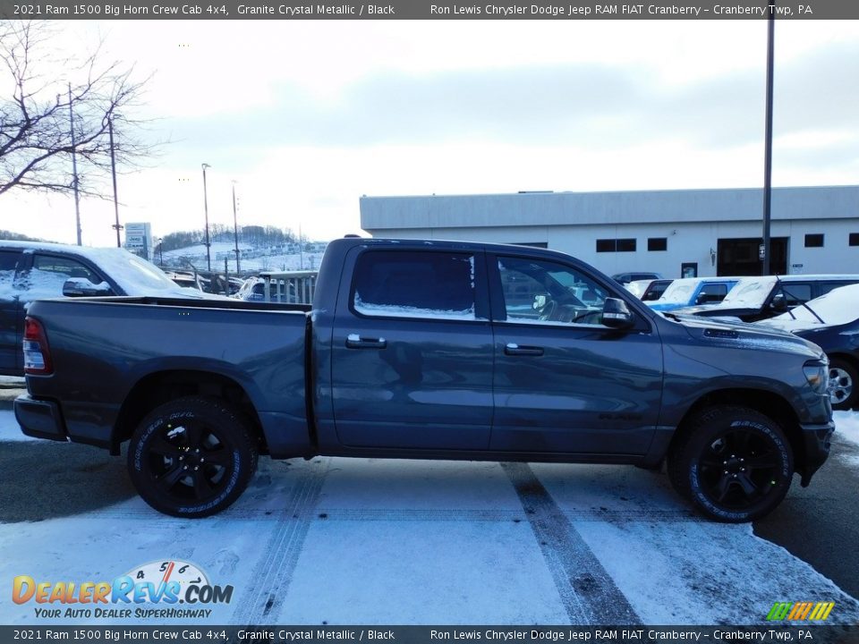 2021 Ram 1500 Big Horn Crew Cab 4x4 Granite Crystal Metallic / Black Photo #4