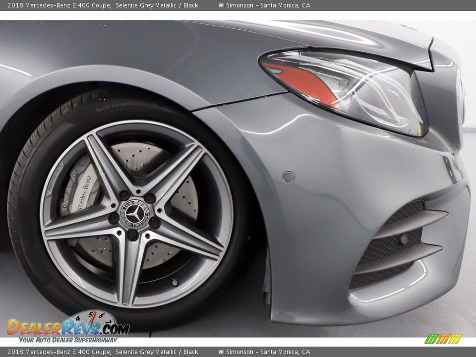 2018 Mercedes-Benz E 400 Coupe Selenite Grey Metallic / Black Photo #2