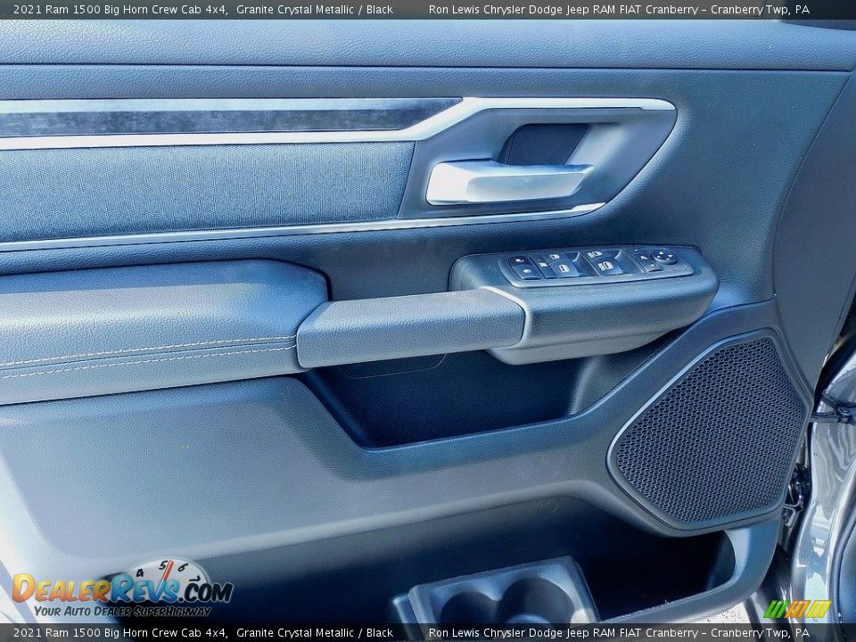 2021 Ram 1500 Big Horn Crew Cab 4x4 Granite Crystal Metallic / Black Photo #14