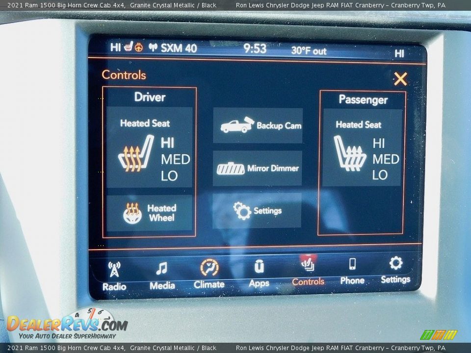 2021 Ram 1500 Big Horn Crew Cab 4x4 Granite Crystal Metallic / Black Photo #16