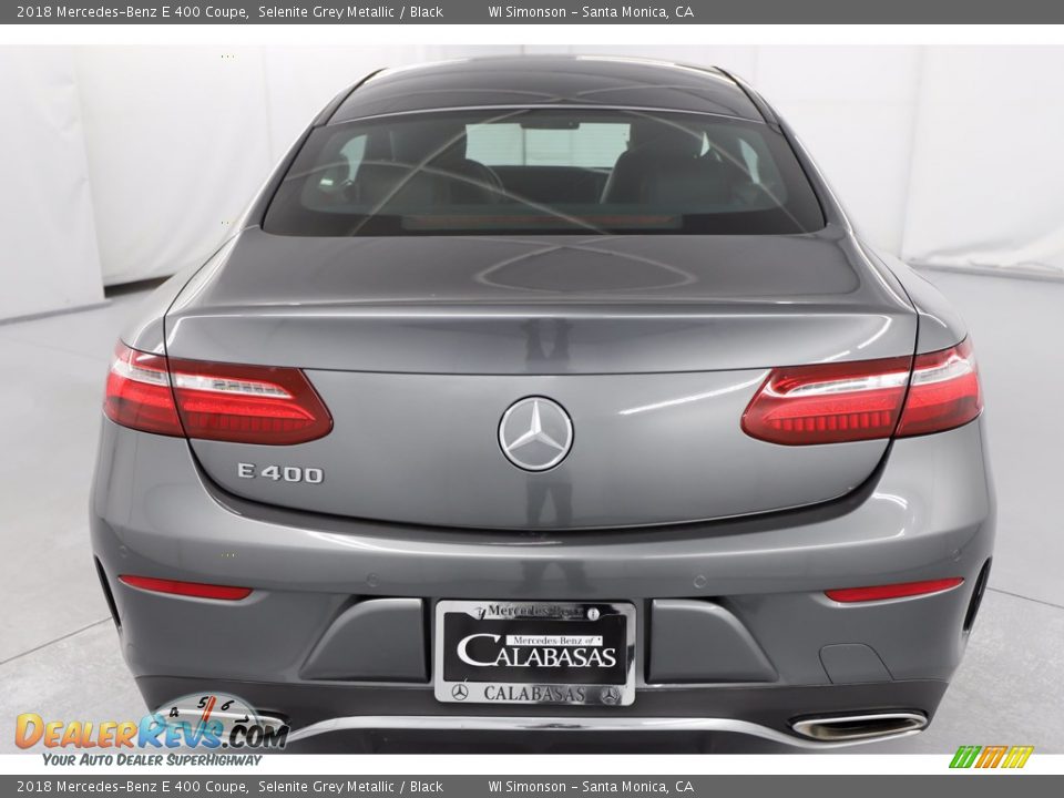 2018 Mercedes-Benz E 400 Coupe Selenite Grey Metallic / Black Photo #6