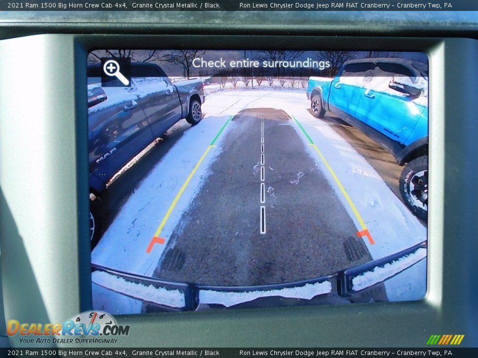 2021 Ram 1500 Big Horn Crew Cab 4x4 Granite Crystal Metallic / Black Photo #17