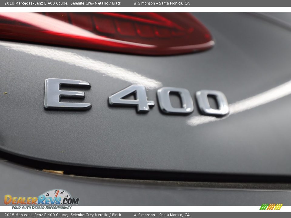 2018 Mercedes-Benz E 400 Coupe Selenite Grey Metallic / Black Photo #9