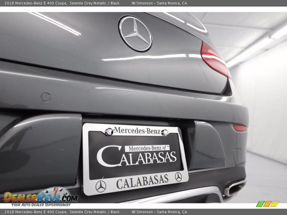 2018 Mercedes-Benz E 400 Coupe Selenite Grey Metallic / Black Photo #10