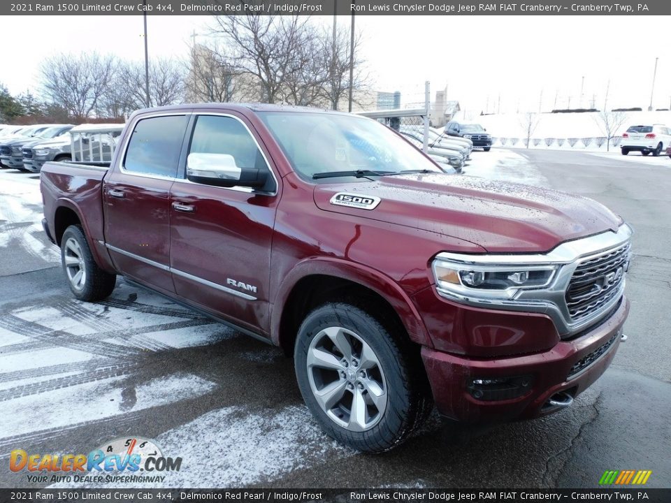 Front 3/4 View of 2021 Ram 1500 Limited Crew Cab 4x4 Photo #3