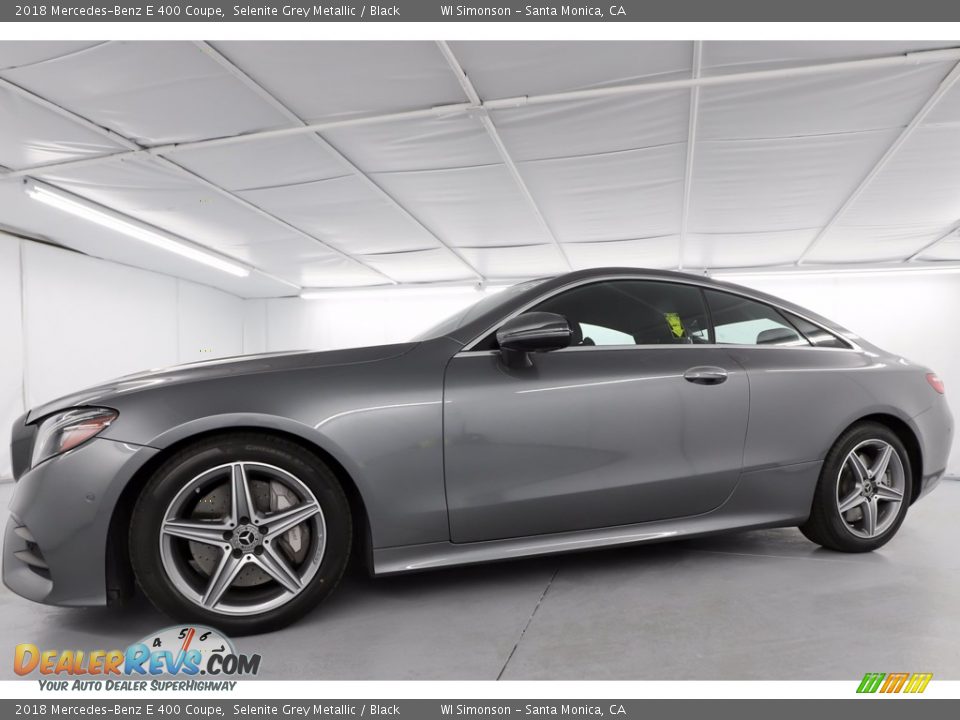 2018 Mercedes-Benz E 400 Coupe Selenite Grey Metallic / Black Photo #13