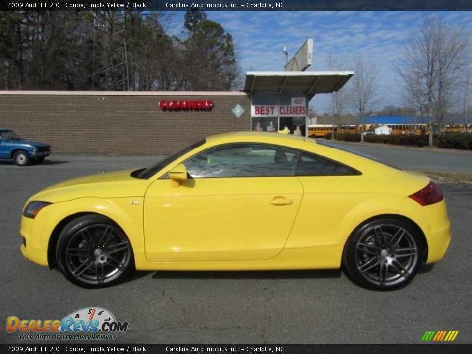 Imola Yellow 2009 Audi TT 2.0T Coupe Photo #7