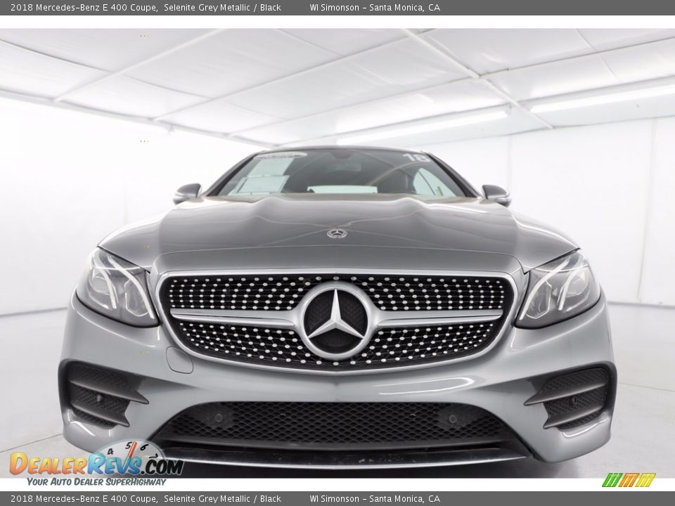2018 Mercedes-Benz E 400 Coupe Selenite Grey Metallic / Black Photo #15