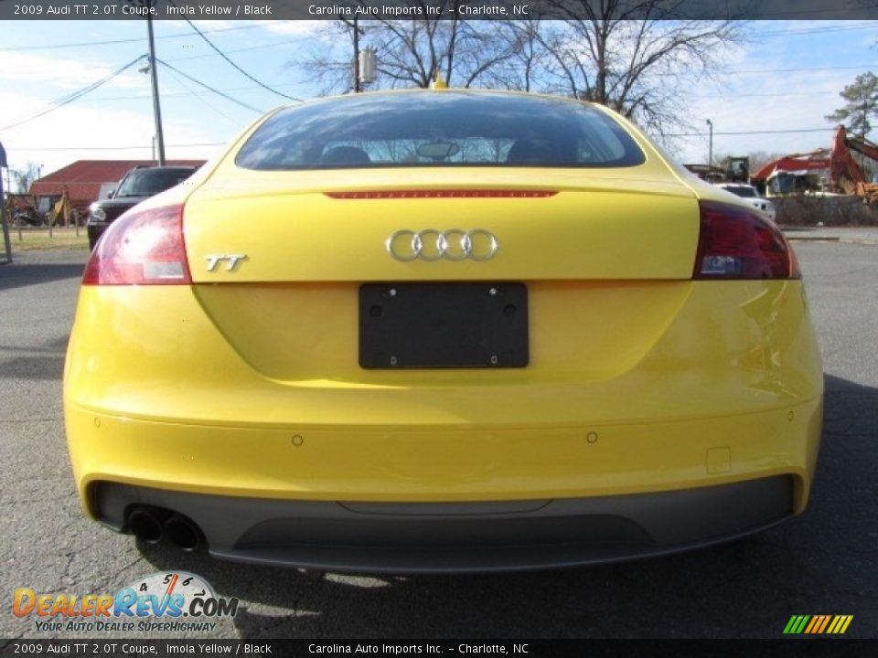 2009 Audi TT 2.0T Coupe Imola Yellow / Black Photo #9