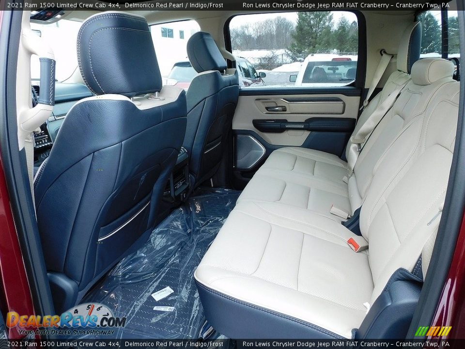Rear Seat of 2021 Ram 1500 Limited Crew Cab 4x4 Photo #12