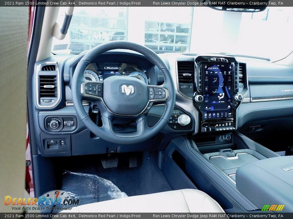 Dashboard of 2021 Ram 1500 Limited Crew Cab 4x4 Photo #13
